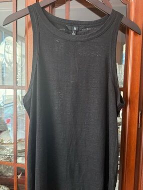 Banana Republic Black Linen Blend Tank Top